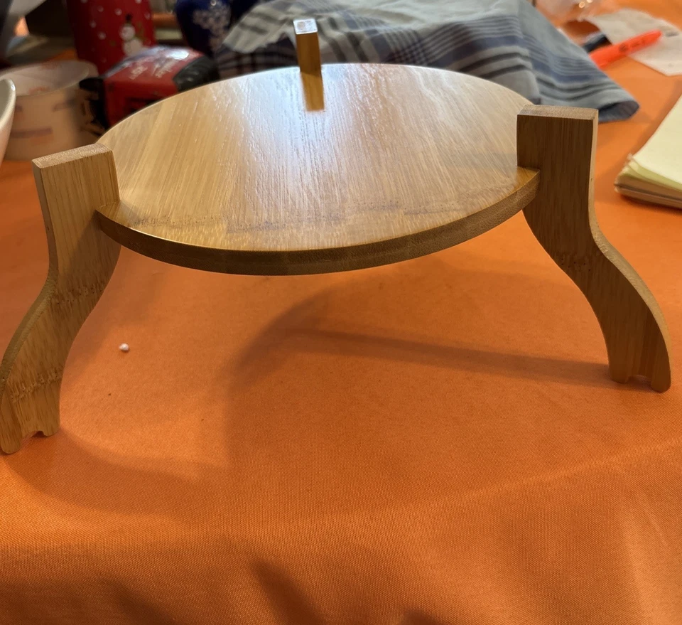  Juego para servir runas ensaladera con utensilios de bambú porcelana blanca  Foto 4 de 4