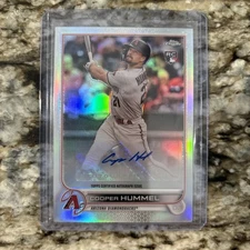 COPPER HUMMEL 2022 Topps Chrome Update Auto #AC-CH Rookie Auto RC Diamondbacks