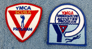 Vintage 1980s-1990s National YMCA Scuba Program Diver Patches