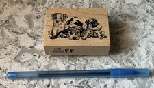 1991 PSX Rubber Stamp, F-860 Puppy Dogs, Animals