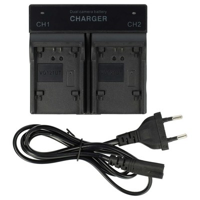 Akku Ladegerät für JVC Everio GZ-MS215 GZ-MS215AEU 4.2/8.4V +12V Kfz Dual