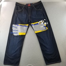 Marithe Francois Jeans Mens Sz 42 Y2K VTG Girbaud Dark Wash Cool Det. 100 Cotton