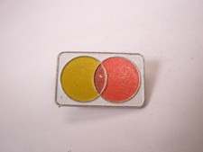 Mastercard Charge Credit Card Vintage Tie Tack Lapel Pin f29