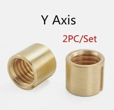 2Pc/Set CNC Milling Machine Brass Cross Feed Nut Part Y Axis For Bridgeport Mill
