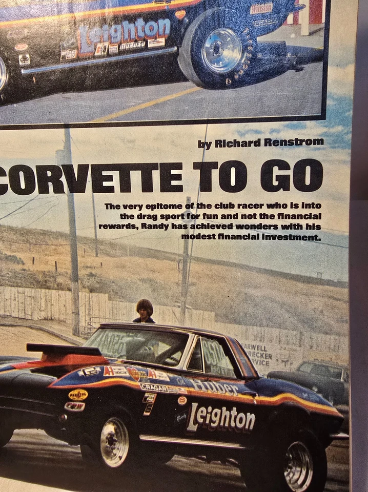 May 79 Super Stock & Drag Illustrated LEIGHTON VETTE BOISE, ID. FIREBIRD RACEWAY - Image 4 of 4