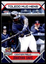 2023 Choice Jonathan Davis Minor League Rookie Card Tigers Toledo Mud Hens. rookie card picture