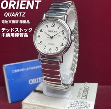 Unused ORIENT Orient White Dial Sapphire Glass Rare Instruction Manual Working V