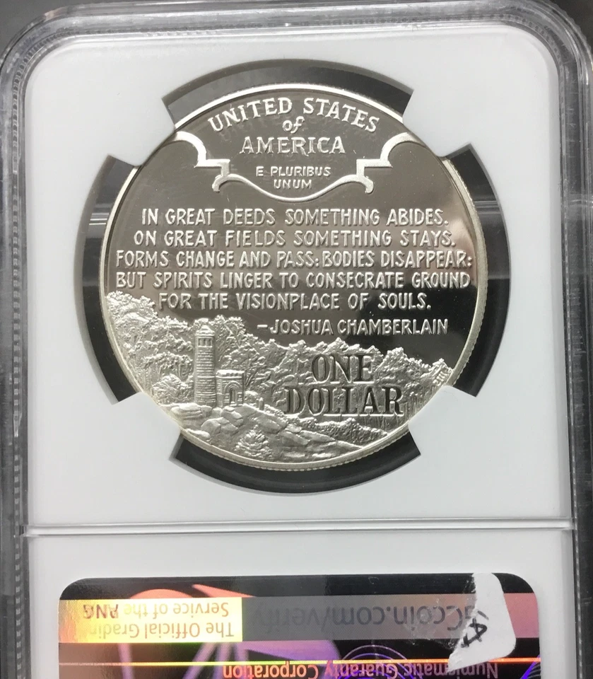 1995-S CIVIL WAR $1 Commemorative Silver Dollar PF69 ULTRA CAMEO NGC - Image 4 of 4