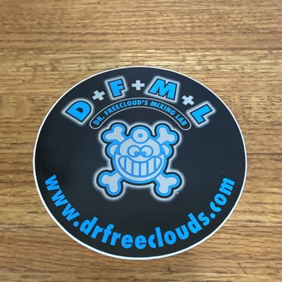 Dr Freeclouds Mixing Lab Sticker Decal Trance techno DJ dance EDM Vintage