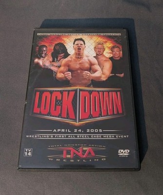 TNA Wrestling Lockdown 2005 2 Disc DVD Set WWE AEW ROH IMPACT RARE
