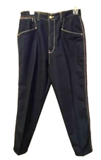 Vintage PS Gitano Jeans Dark Wash High Waist Mom Style Size 14 Short Denim Retro