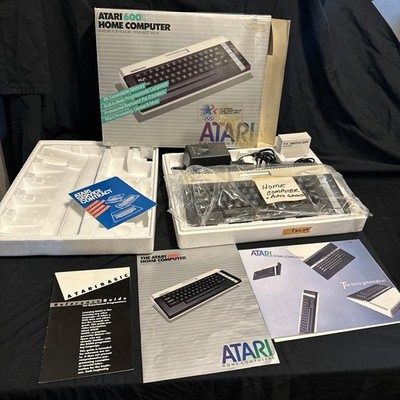 BRAND NEW Atari 600XL Computer Game Console Vintage COMPLETE 1983 Working