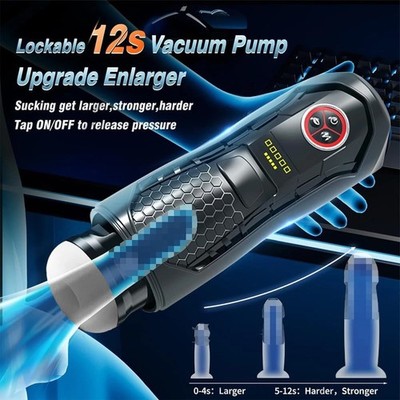 Male Masturbator Realistic 3D Sleeve 5 Thrusting Vibrating Stimulation Lubricant