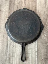 Vtg Lodge Cast Iron 4 In 1 Skillet Dutch Oven *LID ONLY*  10 Inch Diameter