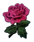 Beautiful rose Embroidered iron on Patch 3+1/2 x 2+3/4 inch