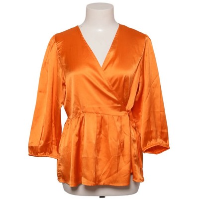 Noisy May, Wickelbluse, Größe: XXS, NMSTELLA3/4 WRAP TOP, Orange, Polyester #ldz
