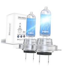 Sinoaprcel Halogen Headlight High or Low Beam,Fog Light Bulb,200 H7 5000K