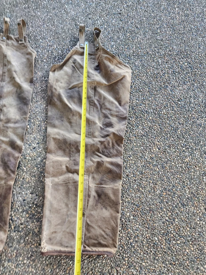Filson hunting chaps vtg waxed canvas 100% cotton USA - Image 4 of 4
