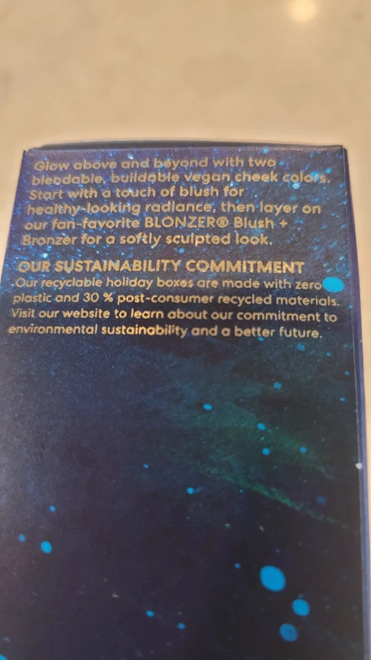 New Bare Minerals Glow Giver Blush & Bronzer Duo Kiss Of pink and Call My Blush - Image 3 of 3