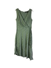 New Lauren Ralph Lauren Floral Sleeveless Jacquard Dress in Lilly Pad Womens 6