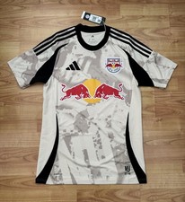 New Men’s Adidas NY Red Bulls 25/26 Away Shirt Medium Forsberg