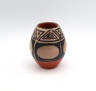 Mini Santo Domingo Kewa Pot Warren Coriz Polychrome Fire Clouds 3.25" H — photo 6