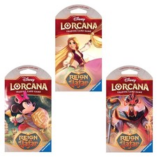 Disney Lorcana: Reign of Jafar Sleeved Booster Case Sealed Case 48 Packs 