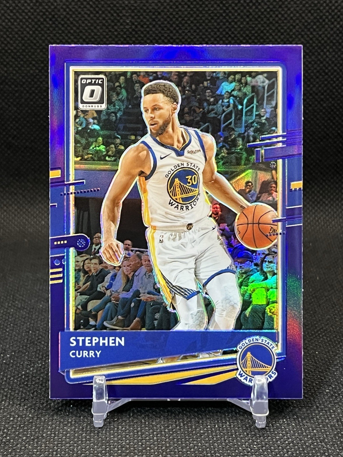 2020-21 Panini Donruss Optic #17 Stephen Curry — Purple Prizm | NBA Warriors