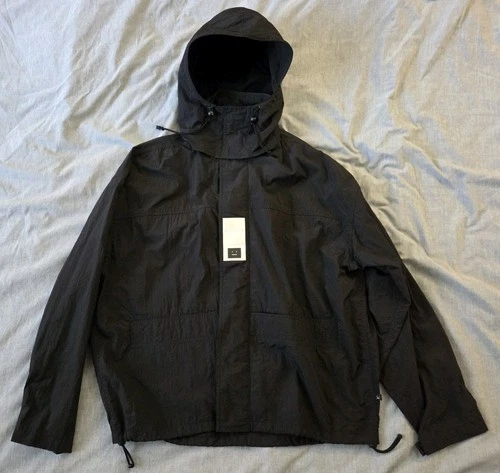 ACNE STUDIOS MENS OLEN TEXTURED NYLON JACKET FACE - product listing photo