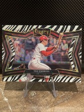 TED SIMMONS 2025 PANINI SELECT ZEBRA PRIZM Diamond LEVEL HOF CARDINALS