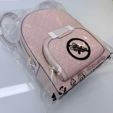MICHAEL KORS JAYCEE MD ZIP POCKET BACKPACK BAG  MK Powder Blush