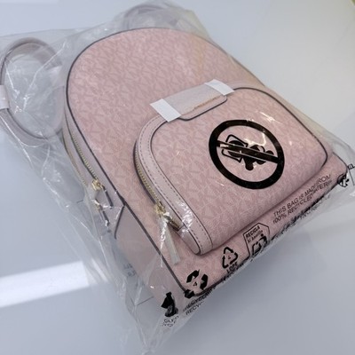 MICHAEL KORS JAYCEE MD ZIP POCKET BACKPACK BAG  MK Powder Blush