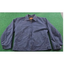 RED KAP Work Jacket Navy Blue Quilted Lined Full Zip M RG Workwear Coat