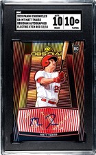 2020 Panini Onsidian Matt Thaiss RC SGC 10 w/10 Auto Etch Red Prizm /15