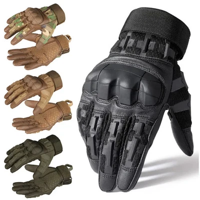 Taktische Handschuhe mit Knöchelschutz & Touchscreen-Funktion, Arbeitshandschuhe - Bild 1 von 4