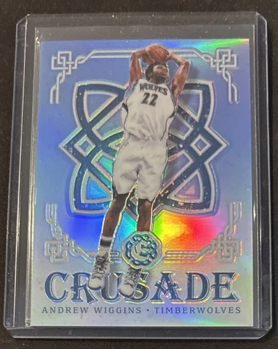 2016-17 Panini Excalibur Crusade Andrew Wiggins Silver Prizm #37/149 Miami Heat