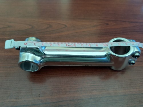 Bianchi Threadless Stem, 130mm*, 26mm, 1", Silver/Chrome - Picture 4 of 9