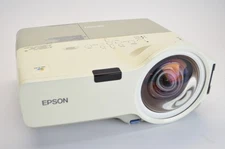 Epson PowerLite 410W LCD Short Throw Retro Gaming Projector VGA RCA 2800 Hours