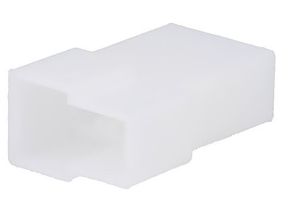 5X 180908 Steckverbinderschutz männlich Wege: 2 Farbe: natürlich TE Connectivity