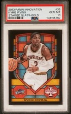 Kyrie Irving Gold Case Hit 2013 Panini Innovation Stained Glass #35 PSA 10 Pop 3