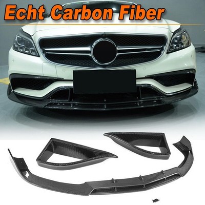 Für Mercedes W218 CLS63 AMG 2015-17 Carbon Frontlippe Frontspoiler Lufteinlässe
