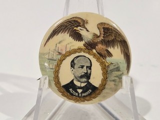 1904 Alton B. Parker Presidential Candidate Campaign Pinback Button