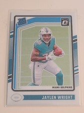 2024 Donruss Optic Jaylen Wright Base Miami Dolphins #249 Rookie