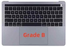 OEM MacBook Pro 13 2016 2017 A1706 Palmrest Keyboard Topcase Space Grey Grade B