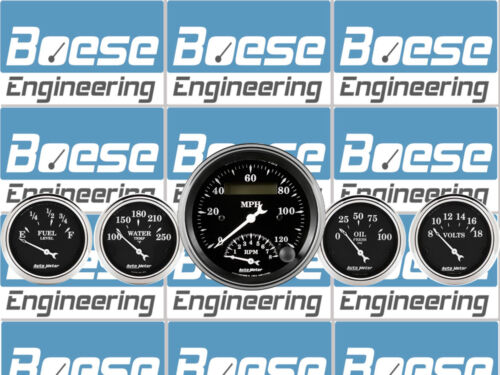 1933-1934 Ford Car Billet Aluminum Dash Gauge Panel Instrument Cluster 33 34 - Picture 2 of 4