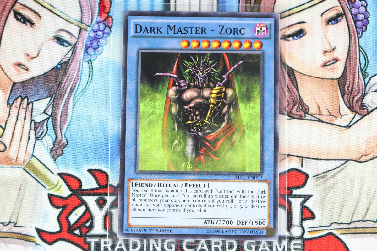 遊戯王カード　DARK MASTER(english )1st Edition 英語版 MIL1-EN009 Dark Master - Zorc 闇の支配者－ゾーク