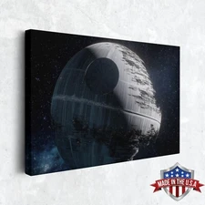 Empire's Core Death Star Wall Art, Canvas Print for Home Decor, Star Wars Poster