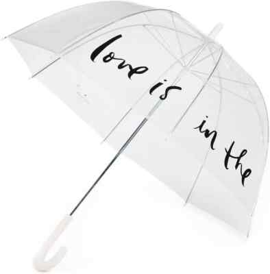 Kate Spade New York '' Love Is In The Air '' Clear Umbrella 34'' Diameter 186130