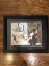 Keith Primeau Autograph Great Moment NHL Phila Flyers History Tom Mosser Artwork
