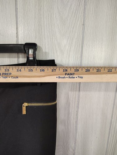 CALVIN KLEIN Women's Black Stretch Cortelle Semi Formal Pants Size 8 career - Picture 6 of 8